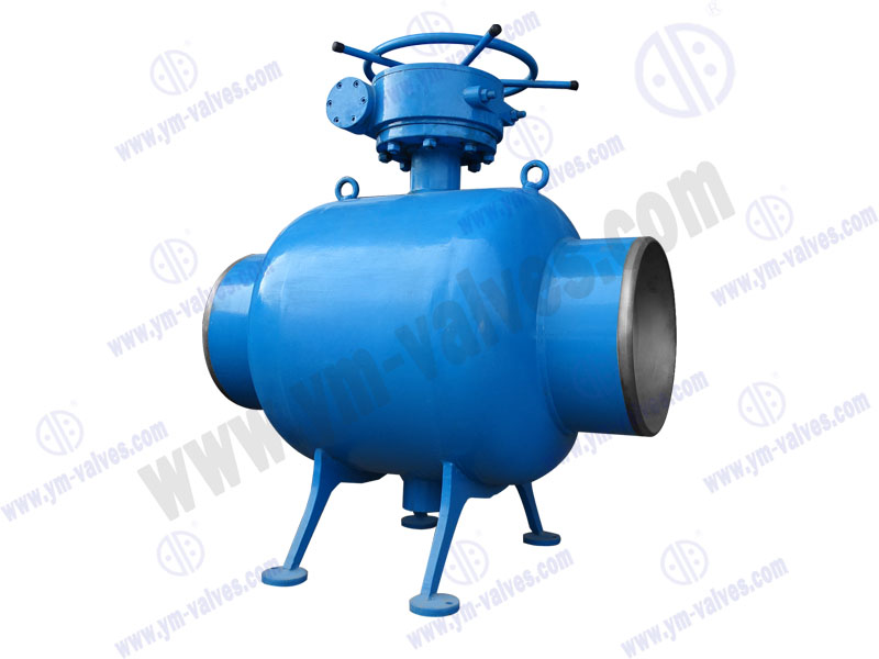All welded ball valve
